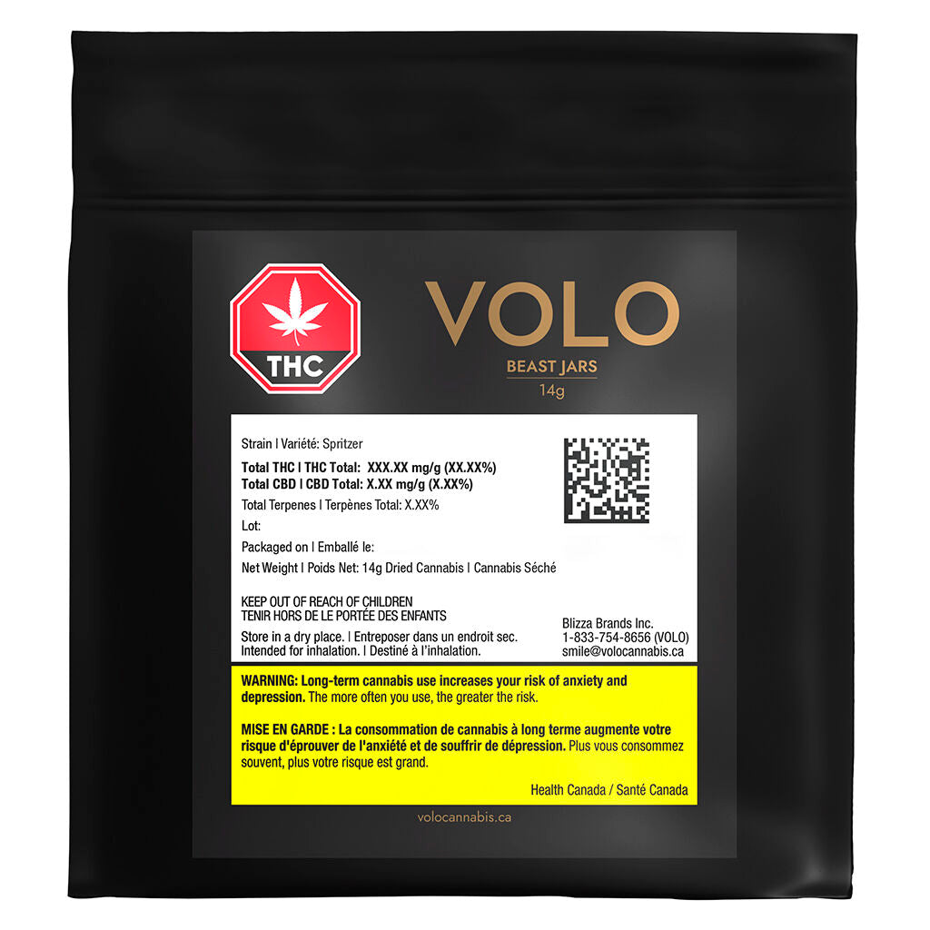 VOLO BEAST JARS (IND) DRIED - 14G