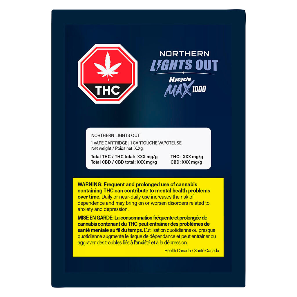 HYCYCLE MAX NORTHERN LIGHTS OUT 1000 (IND) 510 - 1.1G