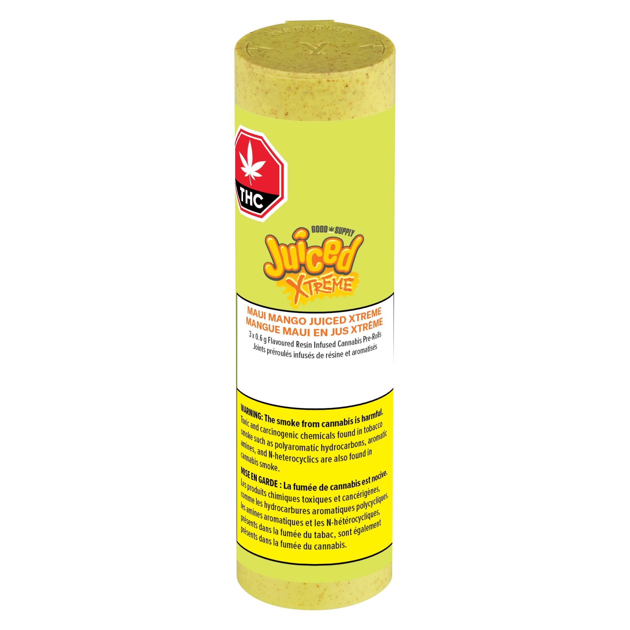 GOOD SUPPLY JUICED XTREME MAUI MANGO (S) INF PRE-ROLL 0.6GX3