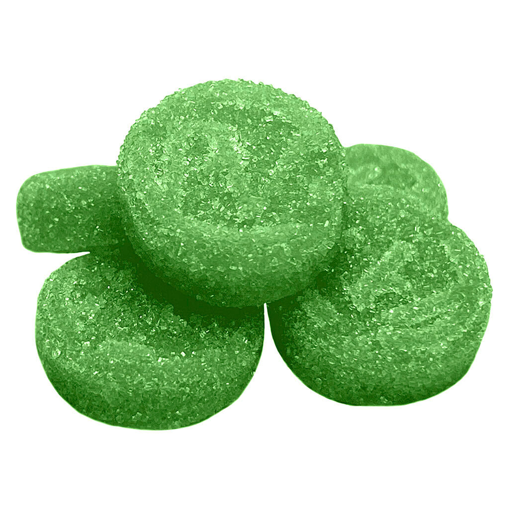 PLATINUM GREEN APPLE (H) CHEW - 2MG THC:2MG CBD X 5