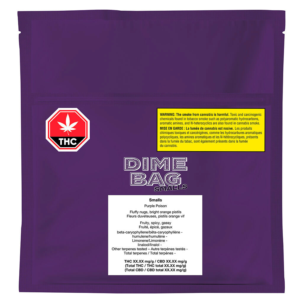 DIME BAG PURPLE POISON (H) DRIED - 28G