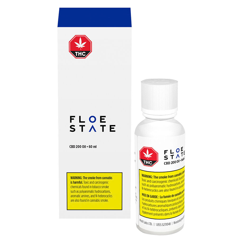 FLOE STATE CBD 200 (H) OIL - 200MG/ML X 60ML