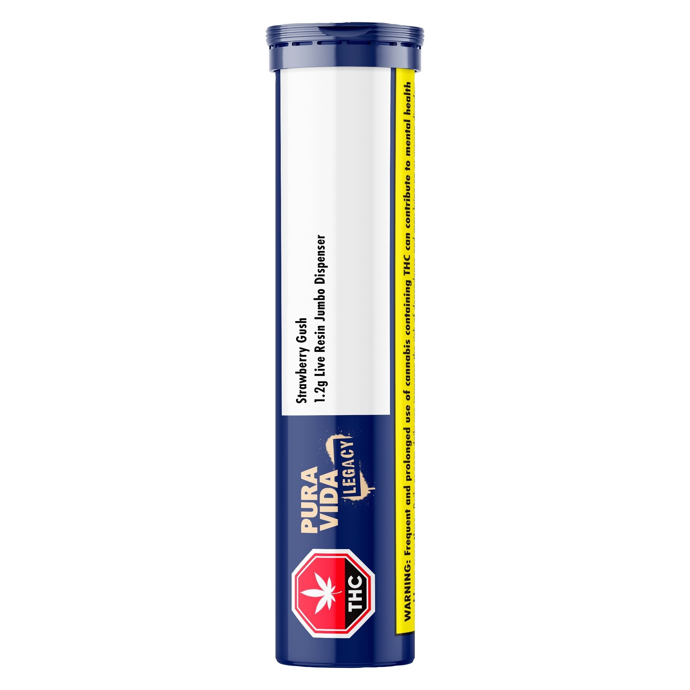 PURA VIDA STRAWBERRY GUSH LR DISPENSR (H) DAB SYRINGE - 1.2G