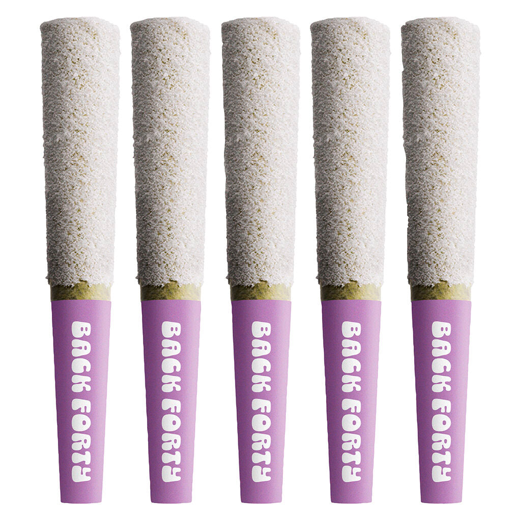 BACK FORTY FROSTED ICI ICED GRAPE (S) INF PRE-ROLL 0.5G X 5