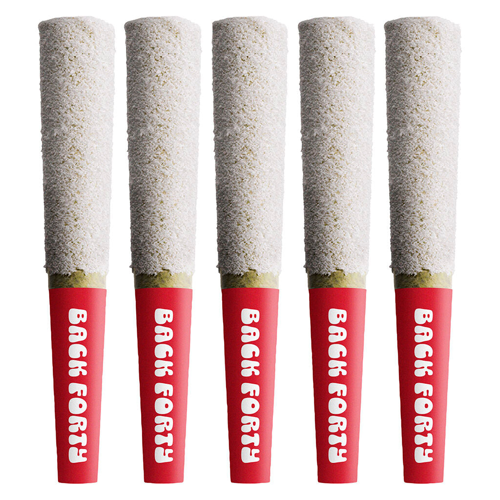 BACK FORTY FROSTED ICI SOUR CHERRY (IND) INF PRE-ROLL 0.5GX5