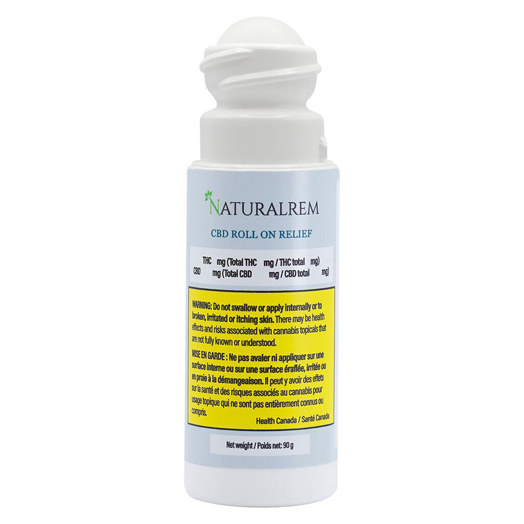NATURALREM CBD ROLL ON RELIEF (S) TOPICAL - 1000MG CBD X 90G