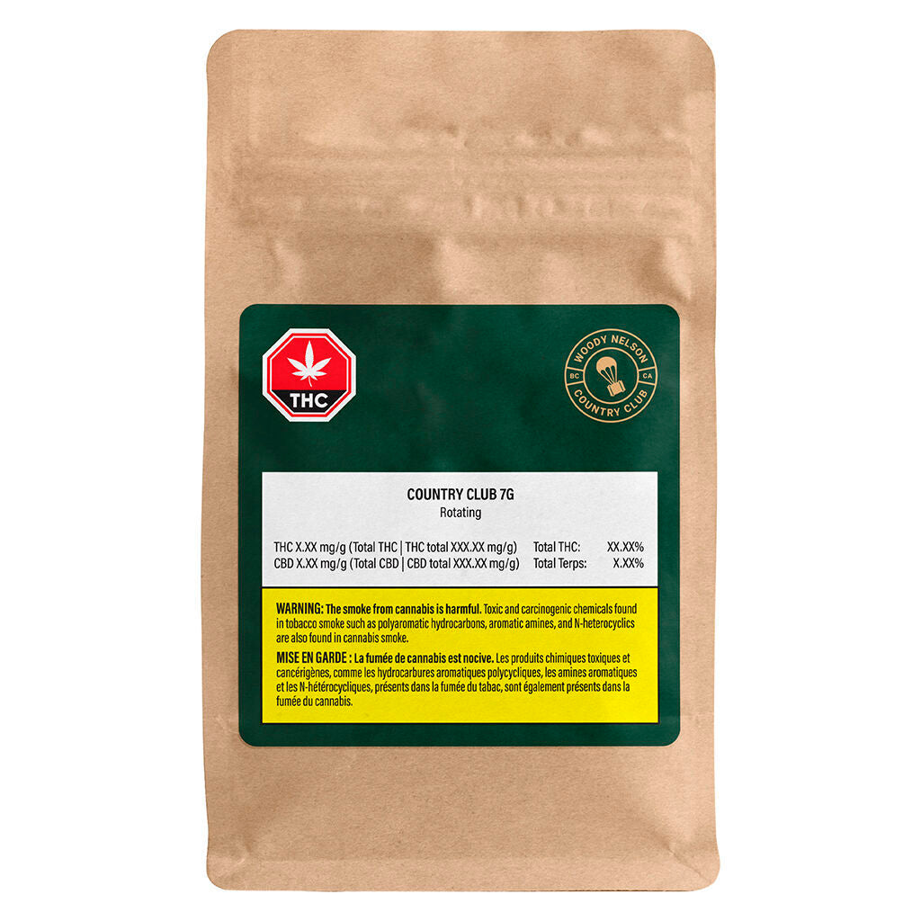 WOODY NELSON COUNTRY CLUB PINTZ (IND) DRIED - 7G