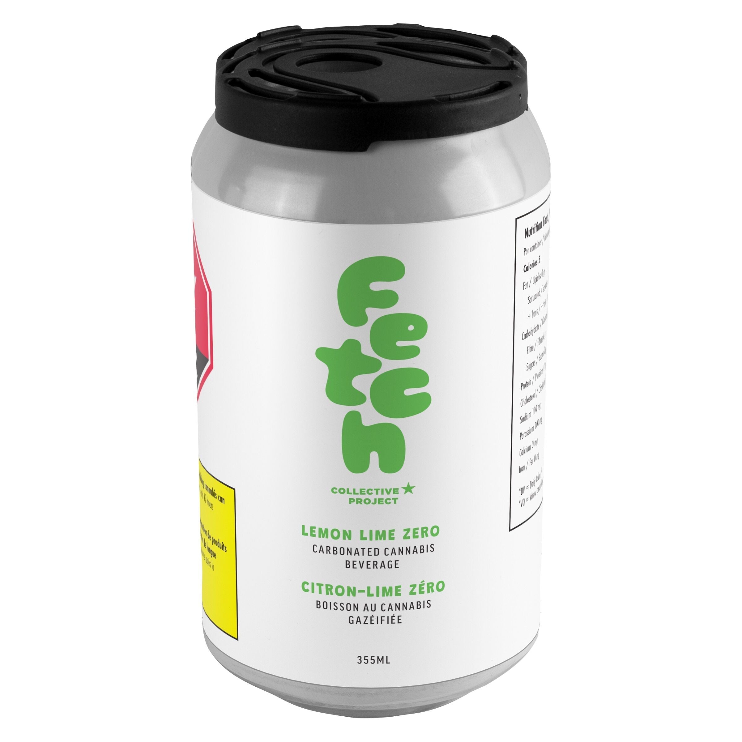 FETCH ZERO LEMON LIME (H) BEV - 10MG THC - 355ML