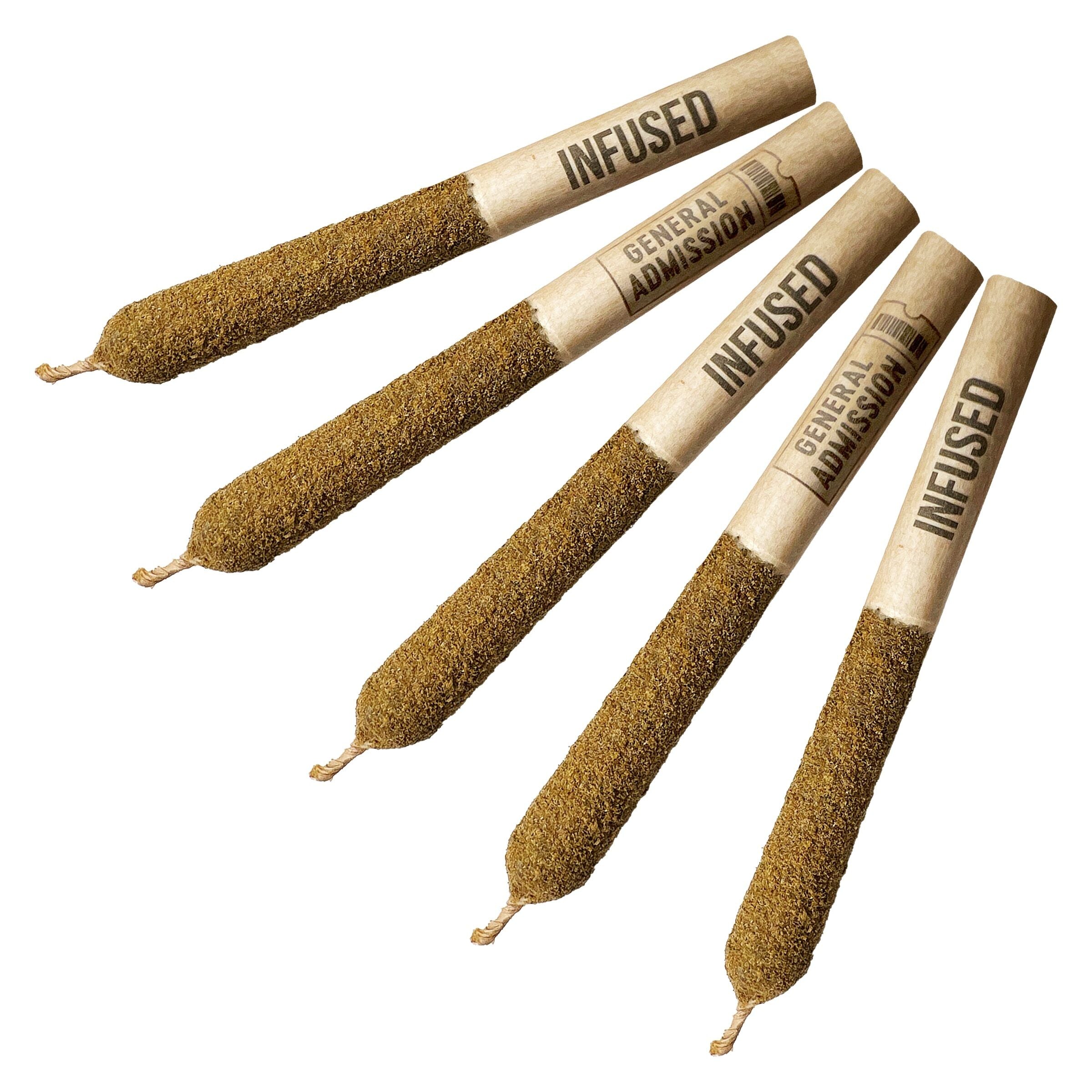 GENERAL ADMISSION DISTI TASTER PACK (H) INF PRE-ROLL 0.5G X5