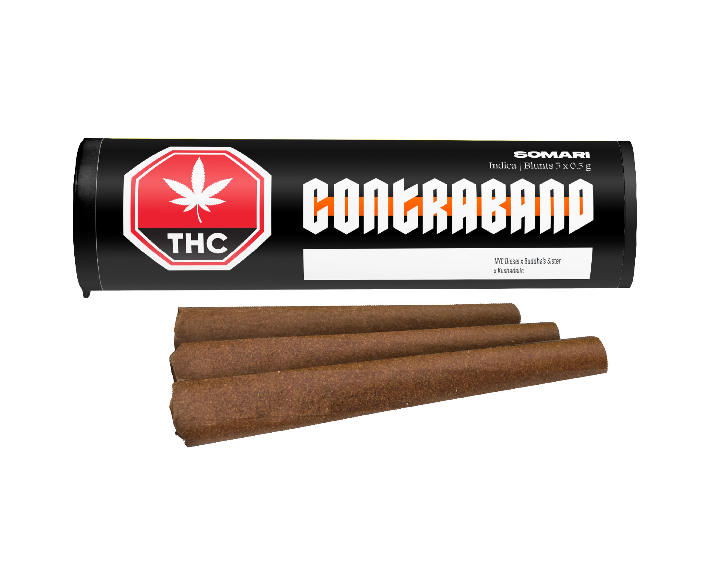 CONTRABAND SOMARI BLUNTS (IND) PRE-ROLL - 0.5G X 3