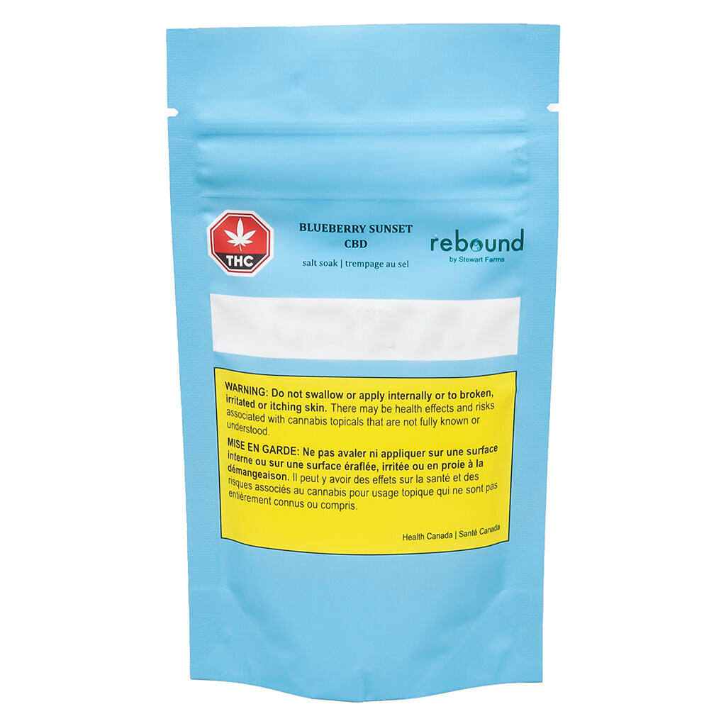 REBOUND BLUEBERRY SUNSET (H) SALT SOAK - 12MGTHC:250MGCBD X1