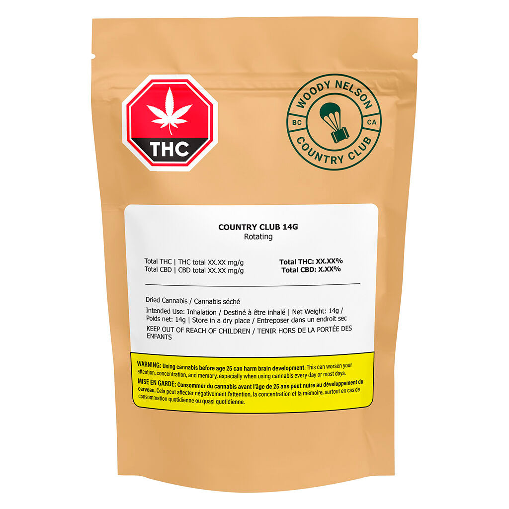 WOODY NELSON COUNTRY CLUB ROTATING (H) DRIED - 14G