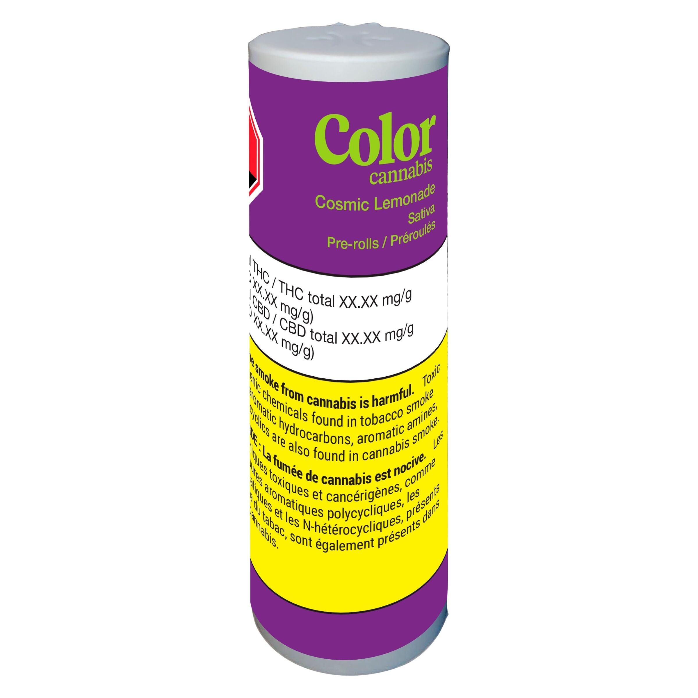 COLOR CANNABIS COSMIC LEMONADE (S) PRE-ROLL - 0.35G X 10