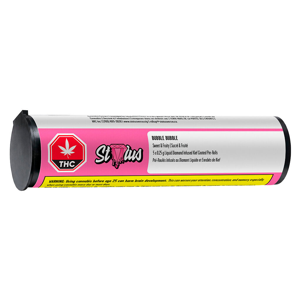 STATUS BUBBLE BUBBLE LIQ DIAMOND (S) INF PRE-ROLL - 0.25GX5