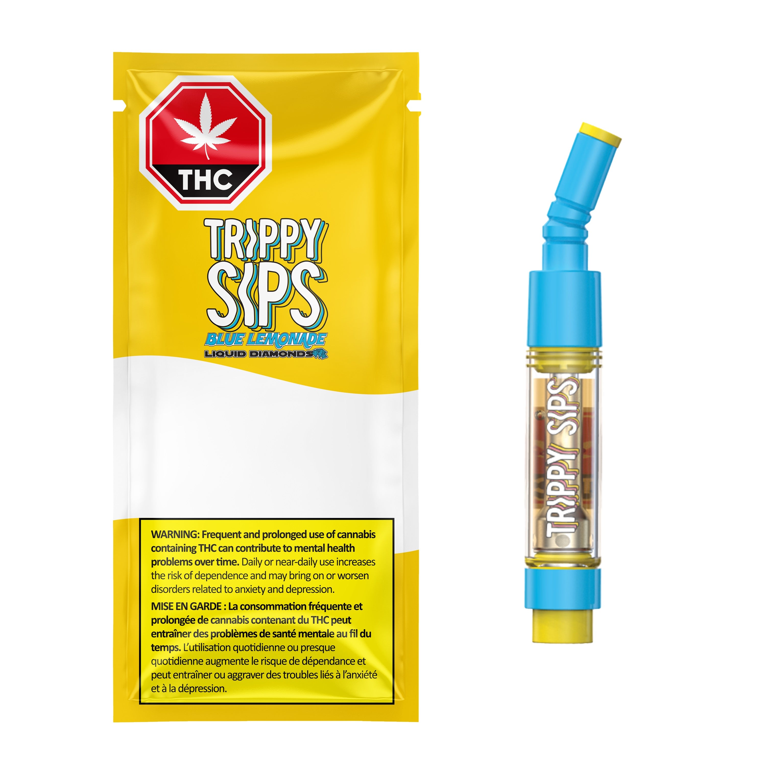 TRIPPY SIPS BLUE LEMONADE LIQUID DIAMOND (S) 510 - 0.95G