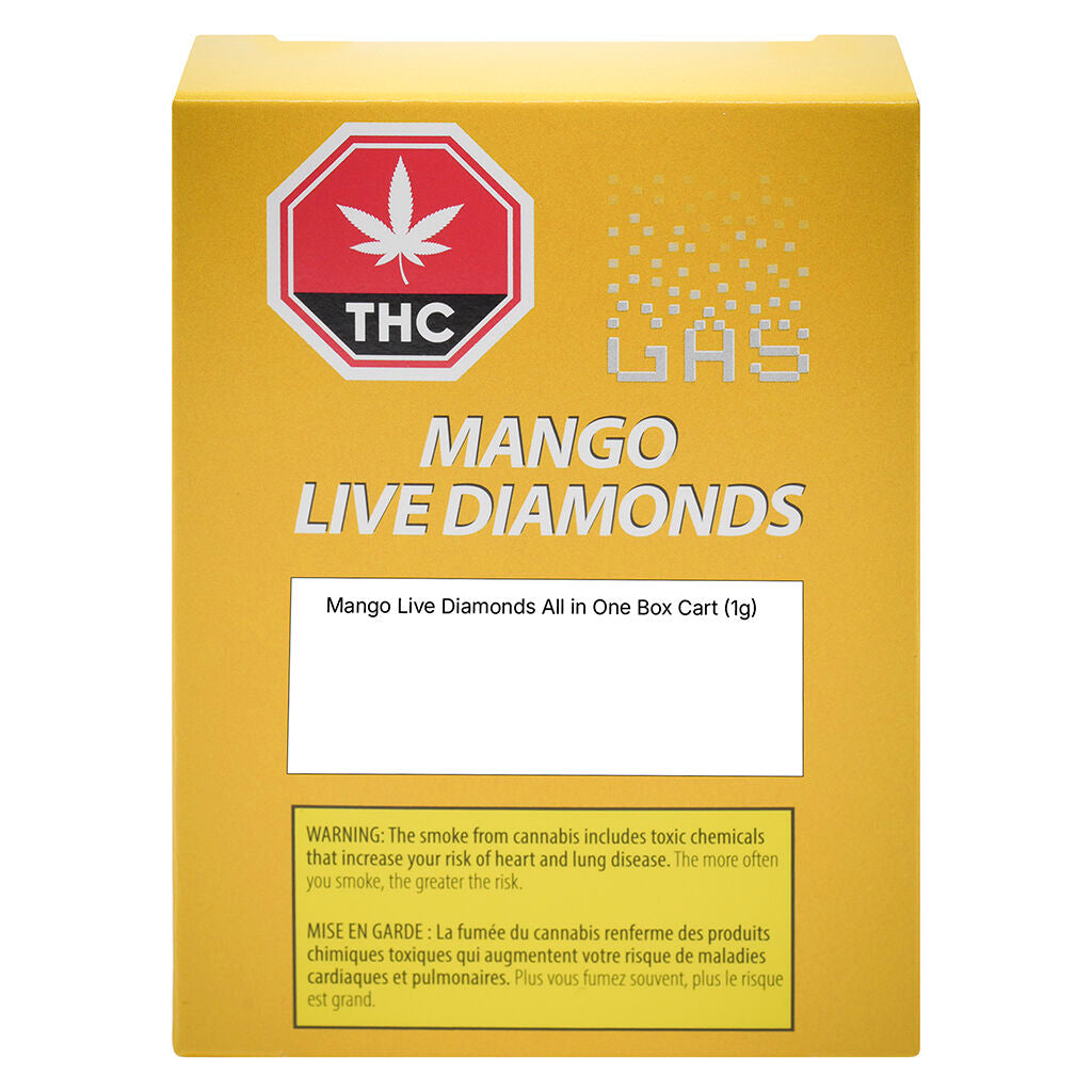 GAS BOX CART MANGO LIVE ACTION LR LIQ DIAMOND (IND) PEN - 1G
