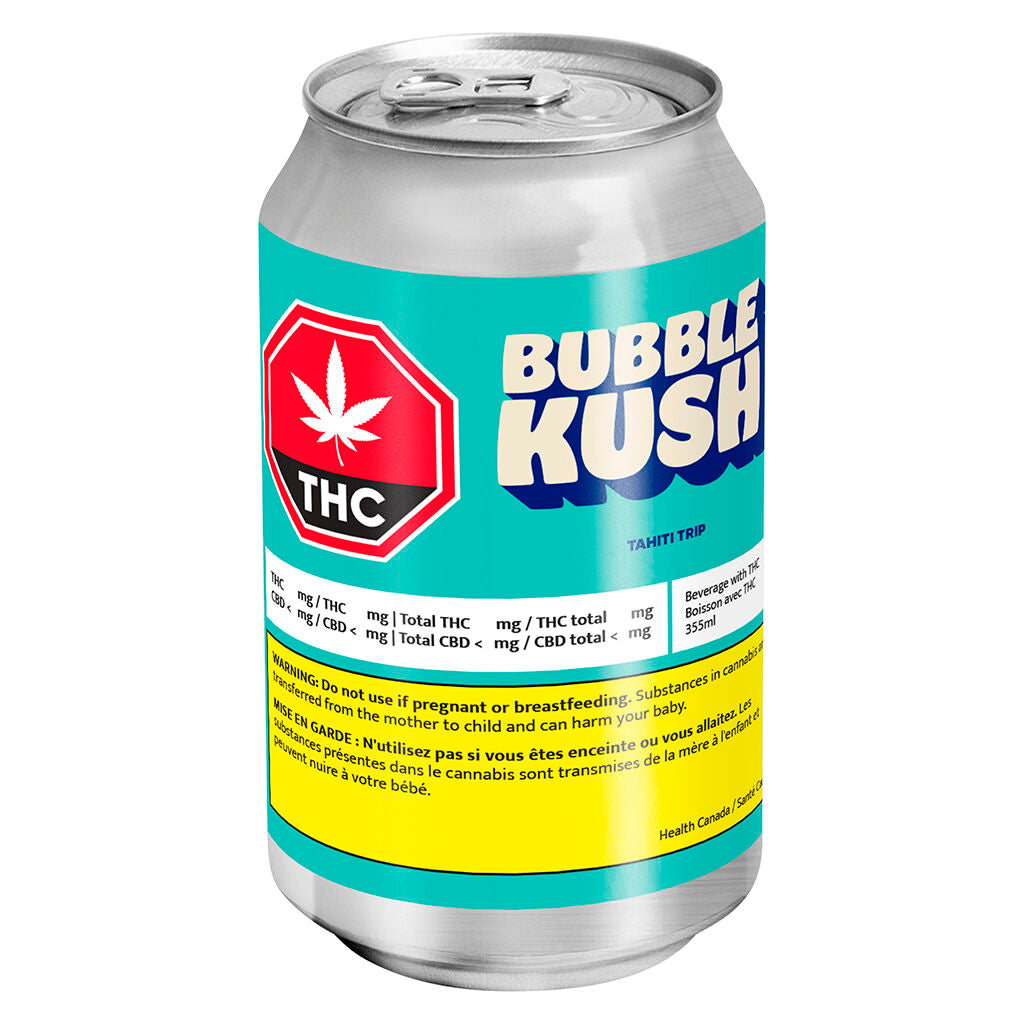 BUBBLE KUSH TAHITI TRIP (H) BEV - 10MG THC X 355ML