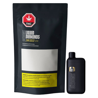 DEBUNK 24K GOLD LIQUID DIAMONDS (S) PEN - 1G