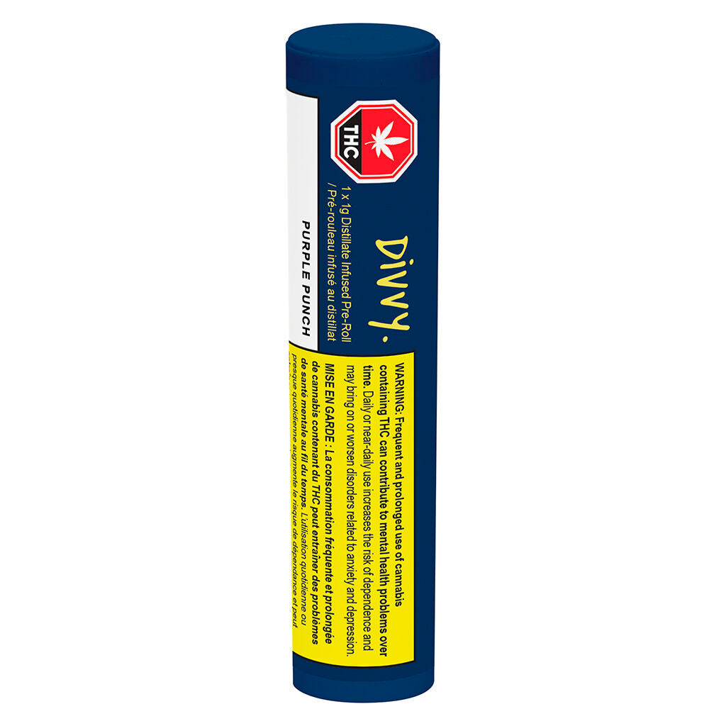 DIVVY PURPLE PUNCH (IND) INF PRE-ROLL - 1G X 1