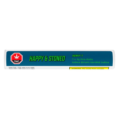 HAPPY & STONED HEAVY 7 (IND) PRE-ROLL - 1G X 7