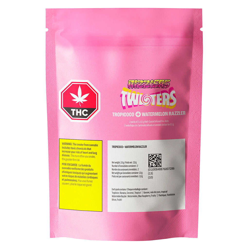 RIZZLERS TWISTERS MLN MDNSS & KIWI B (H) INF PRE-ROLL 0.5GX2