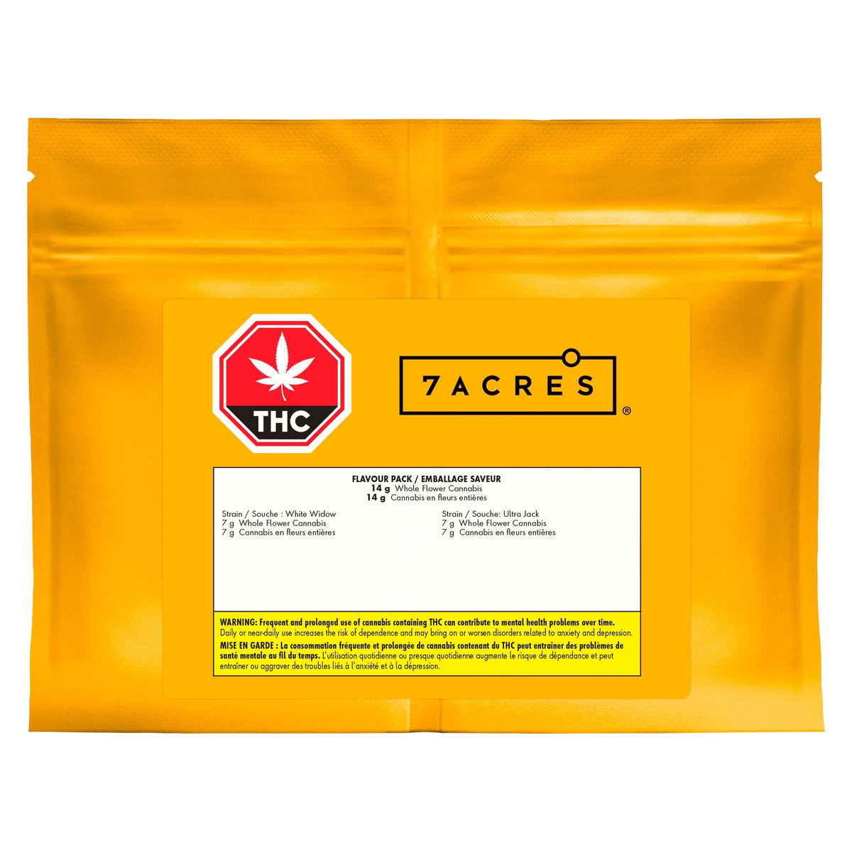 7ACRES FLAVOUR PACKS ROTATIONAL SATIVA (S) DRIED - 7G X 2