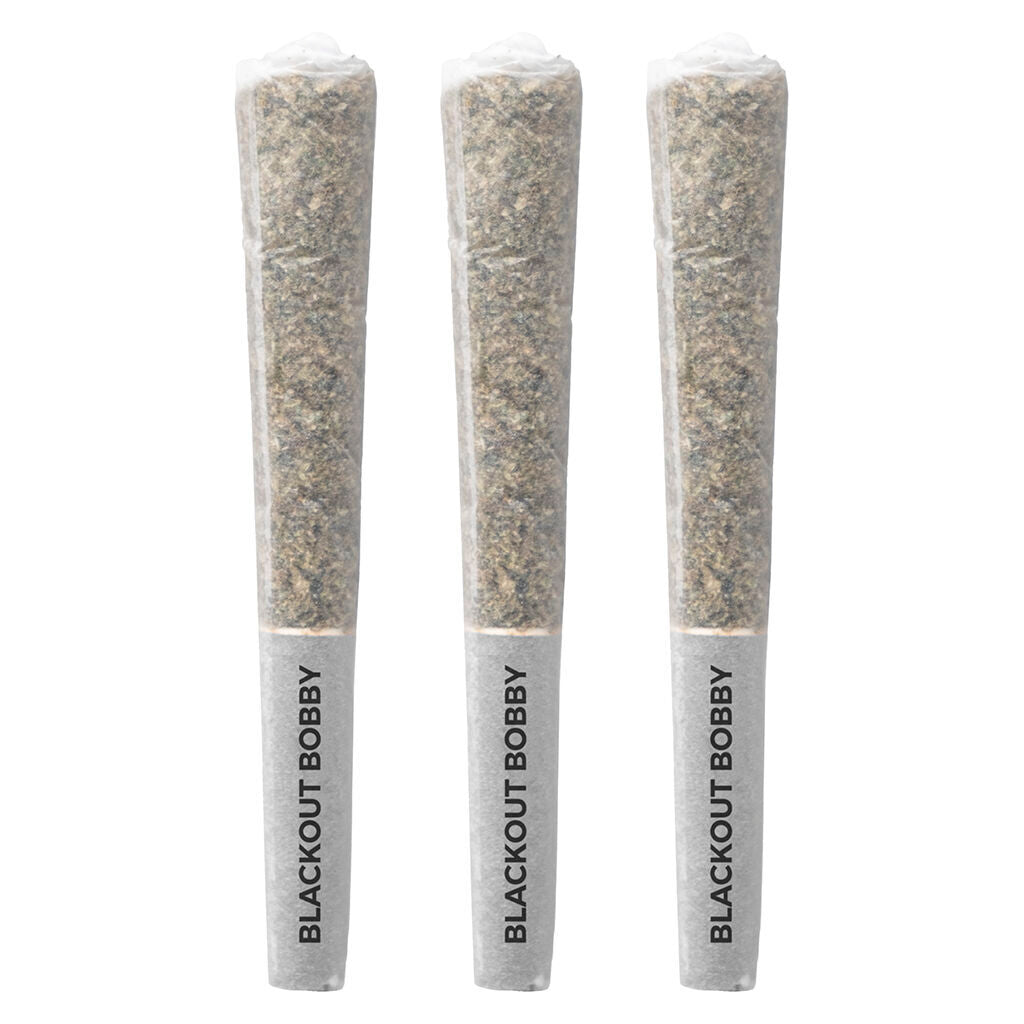 PISTOL AND PARIS BLACKOUT BOBBY (IND) PRE-ROLL - 0.5G X 3