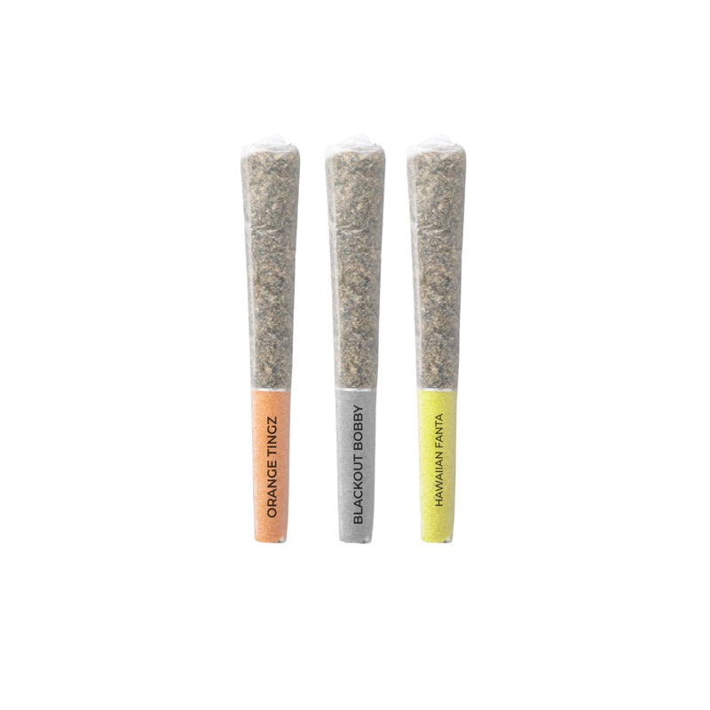 PISTOL AND PARIS FLAVOURS VARIETY PK (H) PRE-ROLL - 0.5G X 3
