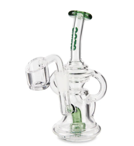 OOZE SURGE MINI RECYCLER DAB RIG - SLIME GREEN