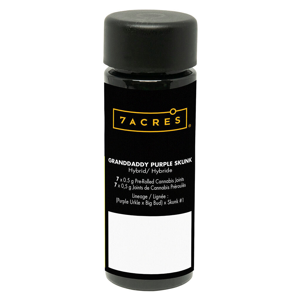 7ACRES GRANDDADDY PURPLE SKUNK (H) PRE-ROLL - 0.5G X 7