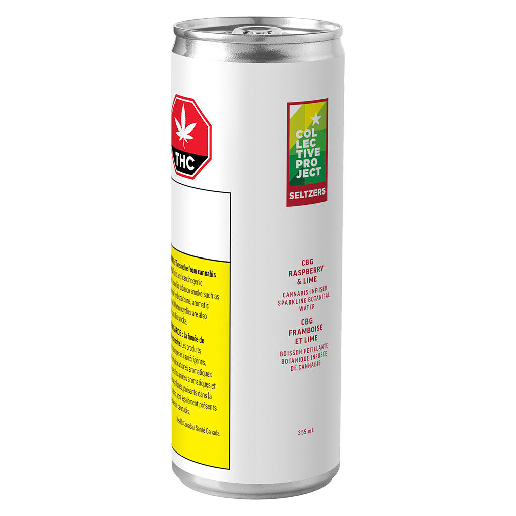 COLLECTIVE PROJECT RASP LIME (H) BEV 5:10MG THC:CBG 355ML