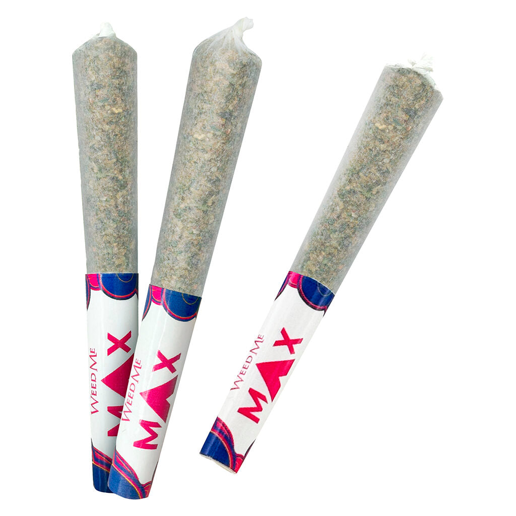 WEED ME MAX GREEN APPLE LIQ DMD (S) INF PRE-ROLL - 0.5G X 3