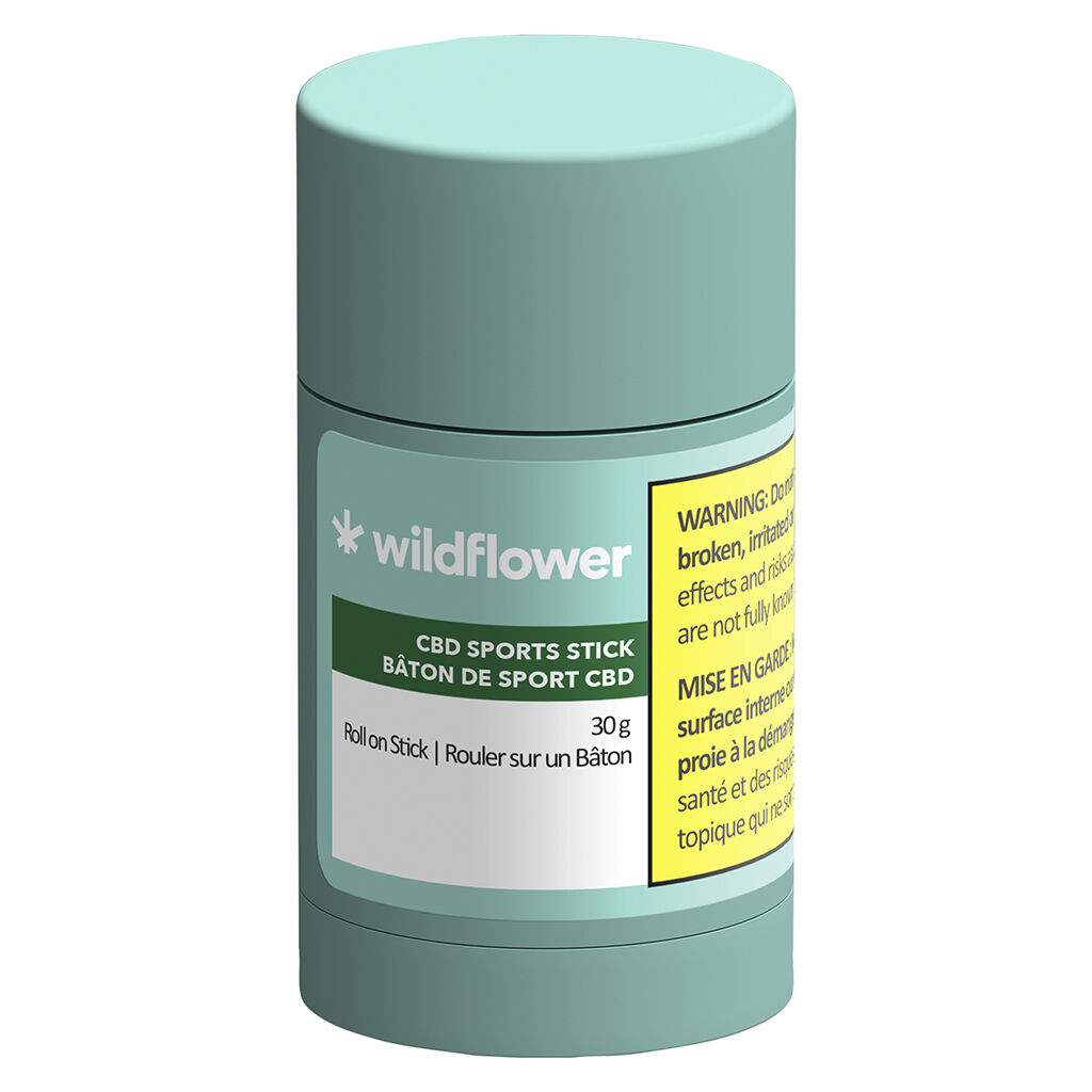 WILDFLOWER CBD SPORTS STICK (H) LOTION 400MG CBD - 30G
