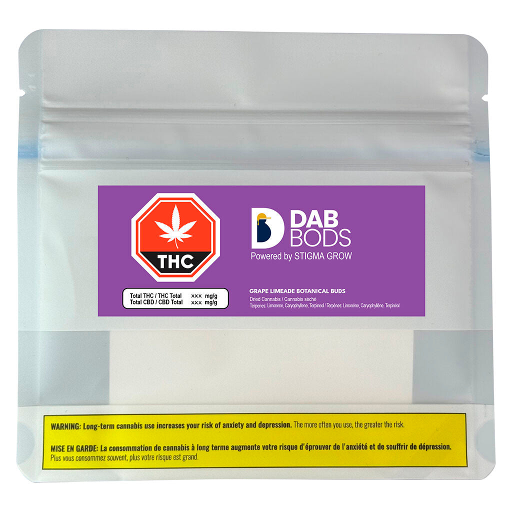 DAB BODS BOTANICAL BUDS TWISTED CITRUS (H) DRIED - 14G