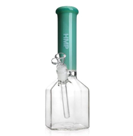 HMP 12" HEXAGONAL BASE WATER PIPE - GREEN