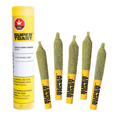 SUPER TOAST TOASTERS TWSTD CHERRY (IND) INF PRE-ROLL 0.5G X5