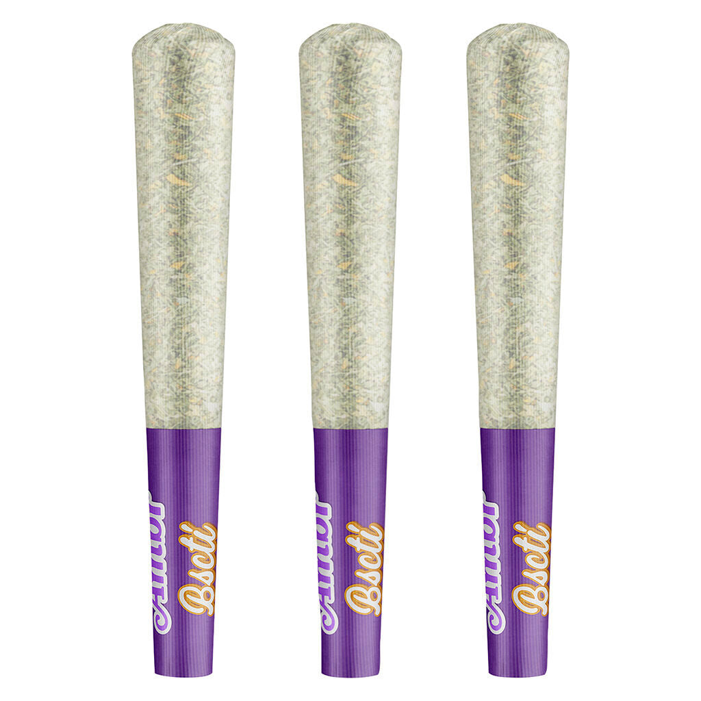 AMBR BSCTI LIVE RESIN (IND) INF PRE-ROLL 0.5G X 3