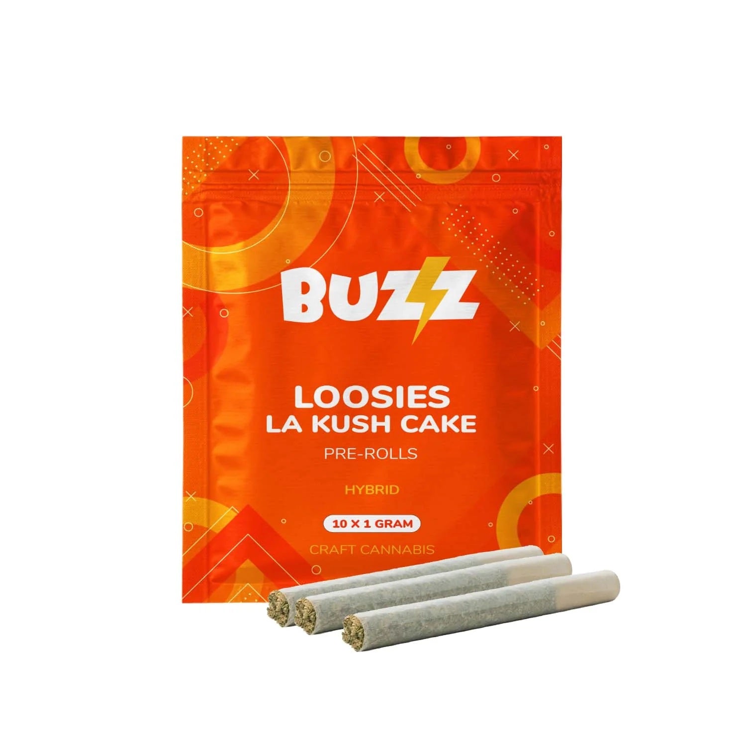 BUZZ LOOSIES LA KUSH CAKE (H) PRE-ROLL - 1G X 10