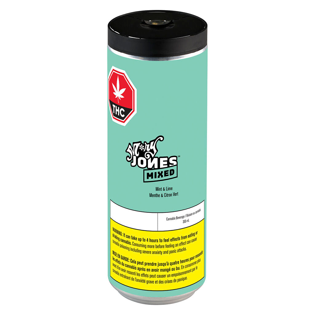 M*RY JONES MIXED MINT & LIME (H) BEV - 10MG THC - 355ML