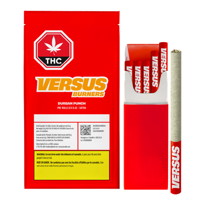 VERSUS BURNERS DURBAN PUNCH (S) PRE-ROLL - 0.5G X 10