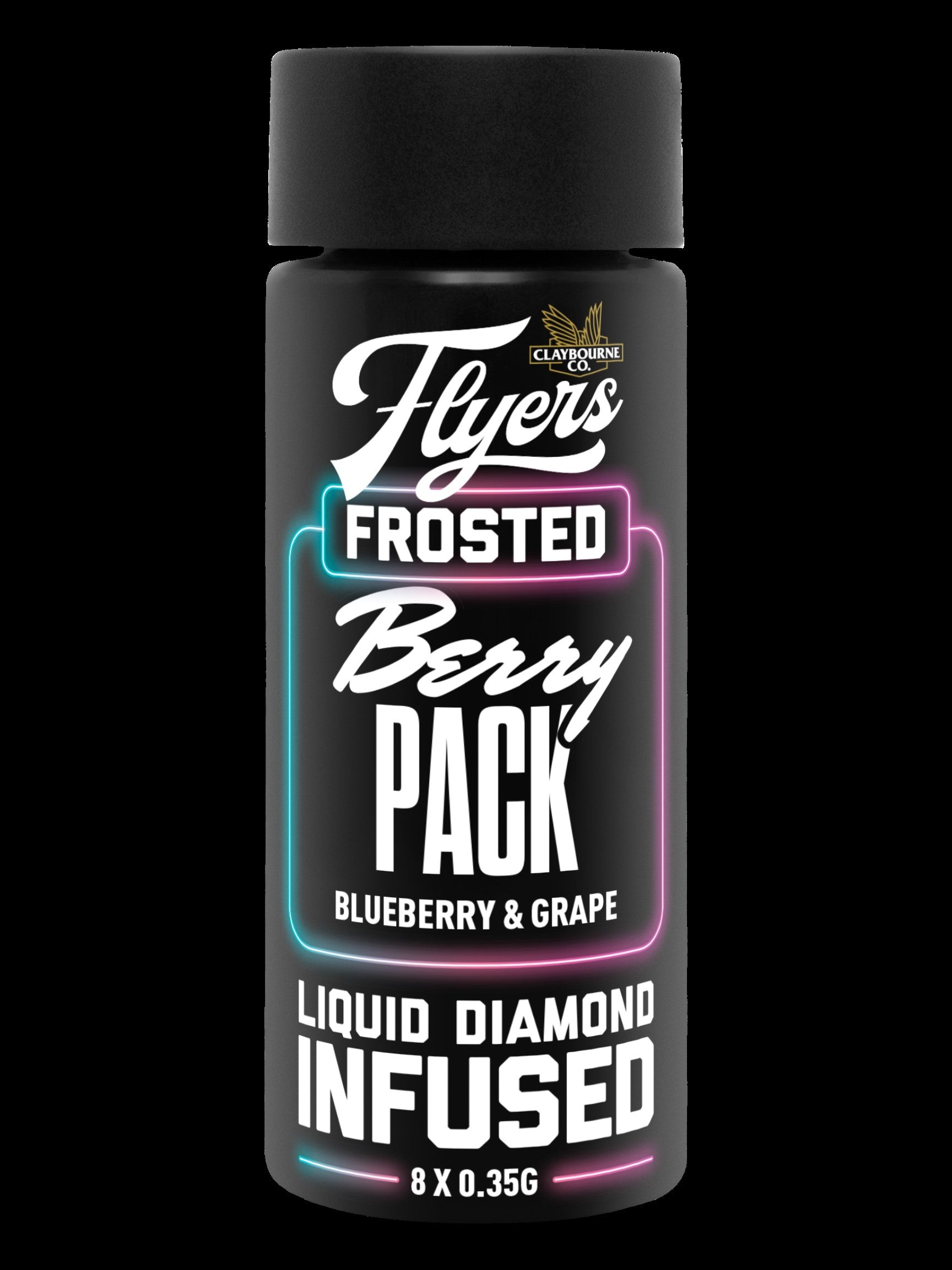 CLAYBOURNE FLYERS FROSTD BERRY (H) INF PRE-ROLL 0.35G X 8