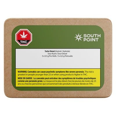 SOUTH POINT TURBO DIESEL (H) PRE-ROLL 0.5G X 5