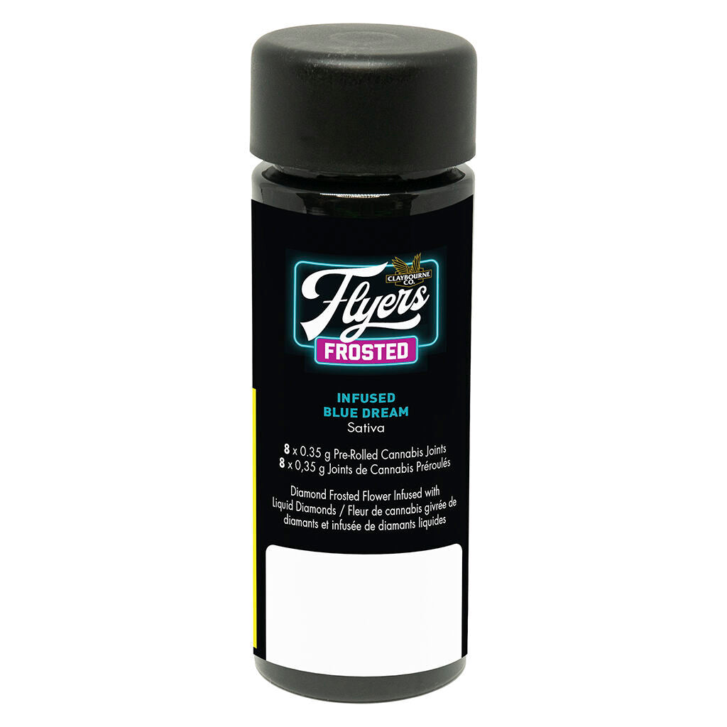 CLAYBOURNE FLYERS FROSTD BLUE DREAM (H) INF PRE-ROLL 0.35GX8