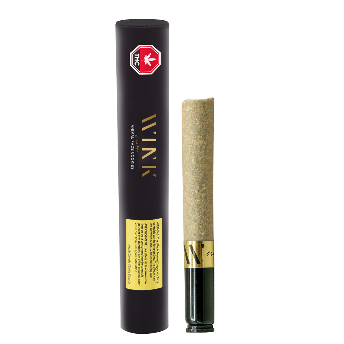 WINK CRAFT ANIMAL FACE COOKIES CERAMIC (H) PRE-ROLL - 2G X 1