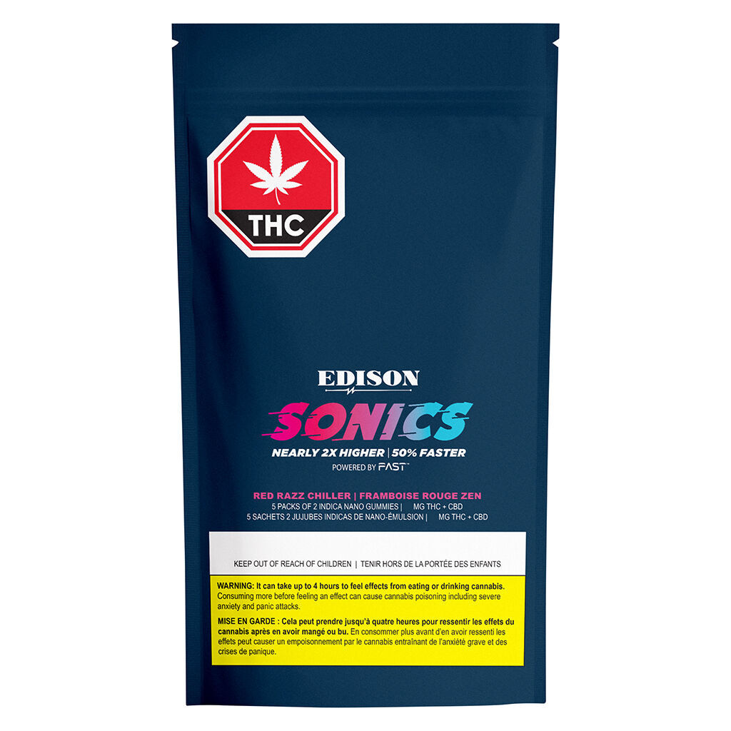 EDISON SONICS MULTI REDRAZZ CHILR (IND) CHEW 5MG THC:CBD X10