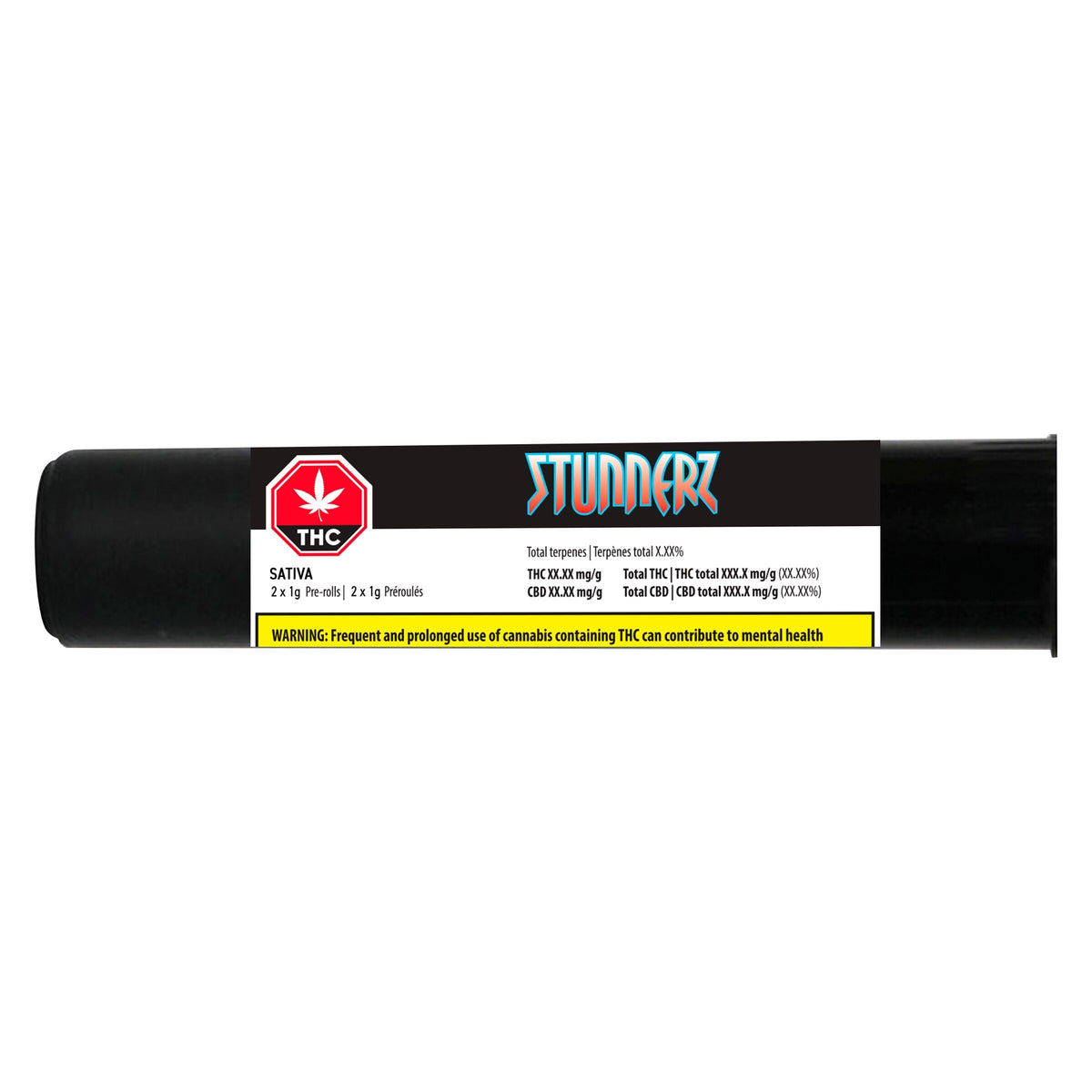 STUNNERZ SATIVA (S) PRE-ROLL 1G X 2