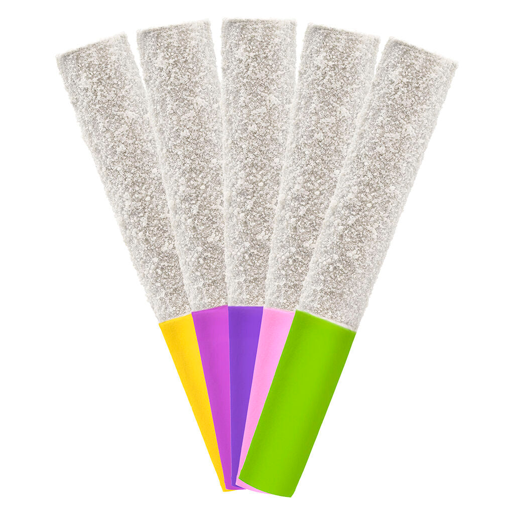 NUGZ FLAVOUR BOMB FRUIT BLAST TASTER (H) INF PRE-ROLL 0.5GX5