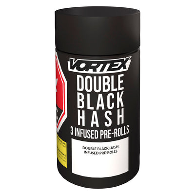 VORTEX DOUBLE BLACK HASH (H) INF PRE-ROLL - 0.5G X 3