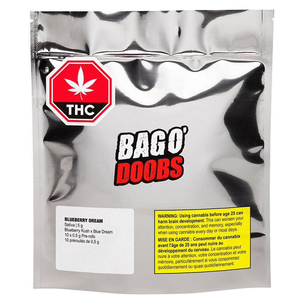 BIG BAG O BUDS BLUEBERRY DREAM (S) PRE-ROLL 0.5G X 10