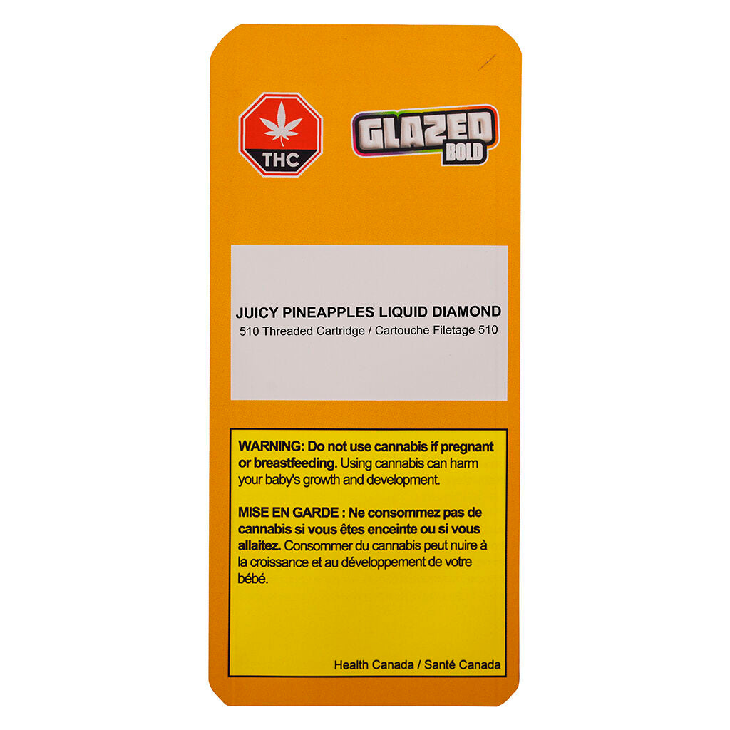 BOLD GLAZED JUICY PINEAPPLE LIQUID DIAMOND (H) 510 - 1G